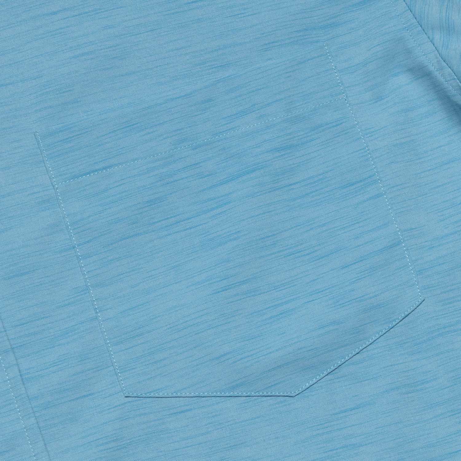 Sky High – Solid Heather KUNUFLEX Short Sleeve Shirt - Image 2