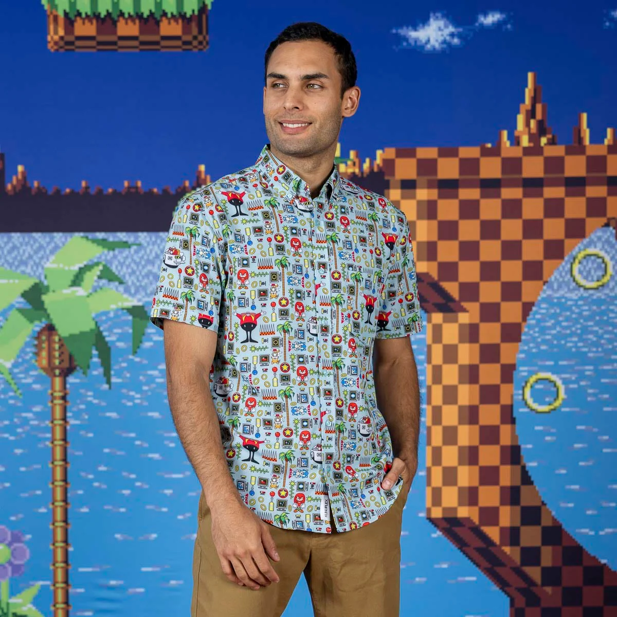 Sonic the Hedgehog "Sonic Essentials" – KUNUFLEX Short Sleeve Shirt  - Image 2