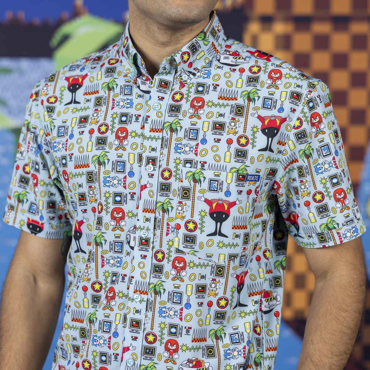 Sonic the Hedgehog "Sonic Essentials" – KUNUFLEX Short Sleeve Shirt  - Image 4