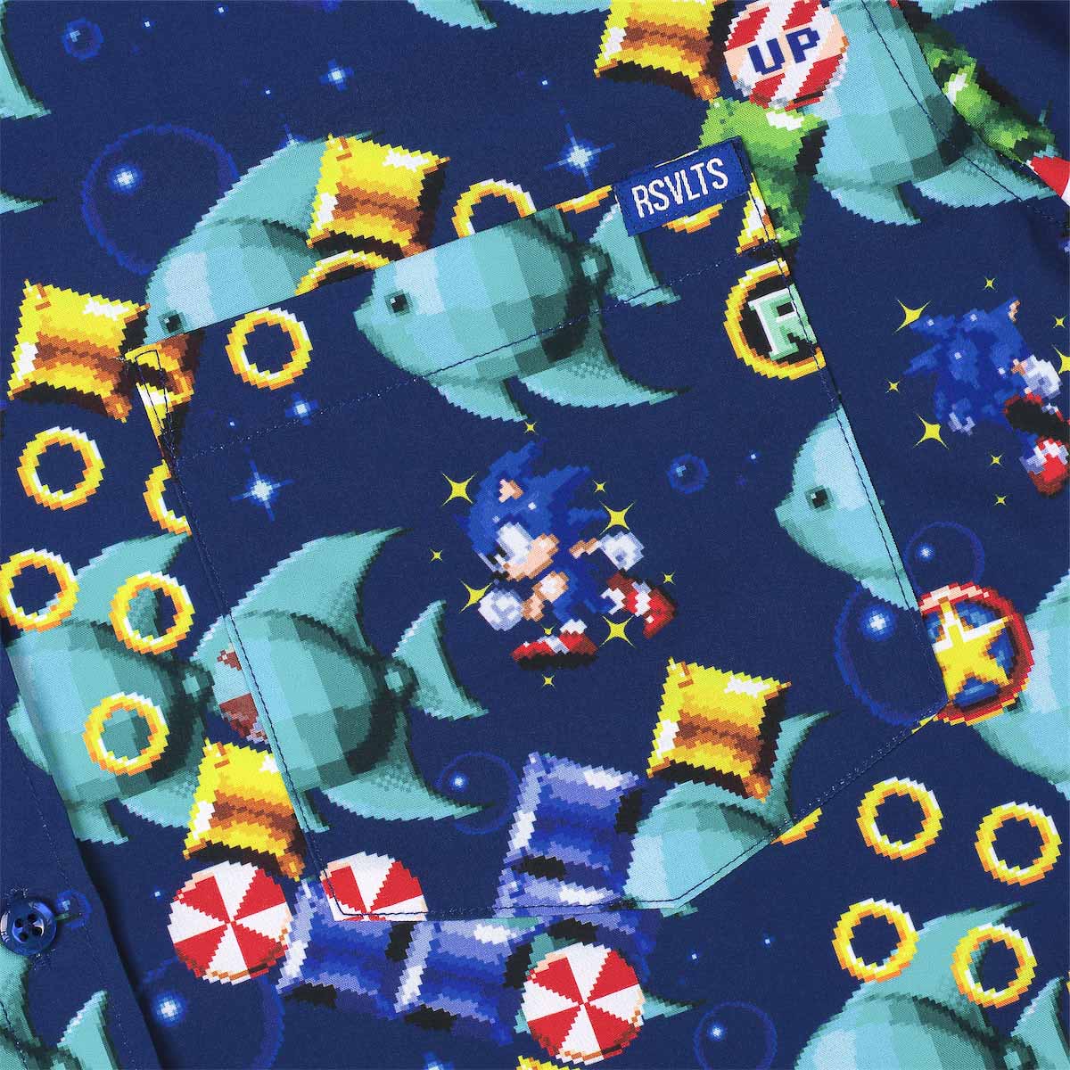 Sonic the Hedgehog "Spinning Maze Mayhem" – KUNUFLEX Short Sleeve Shirt - Image 3