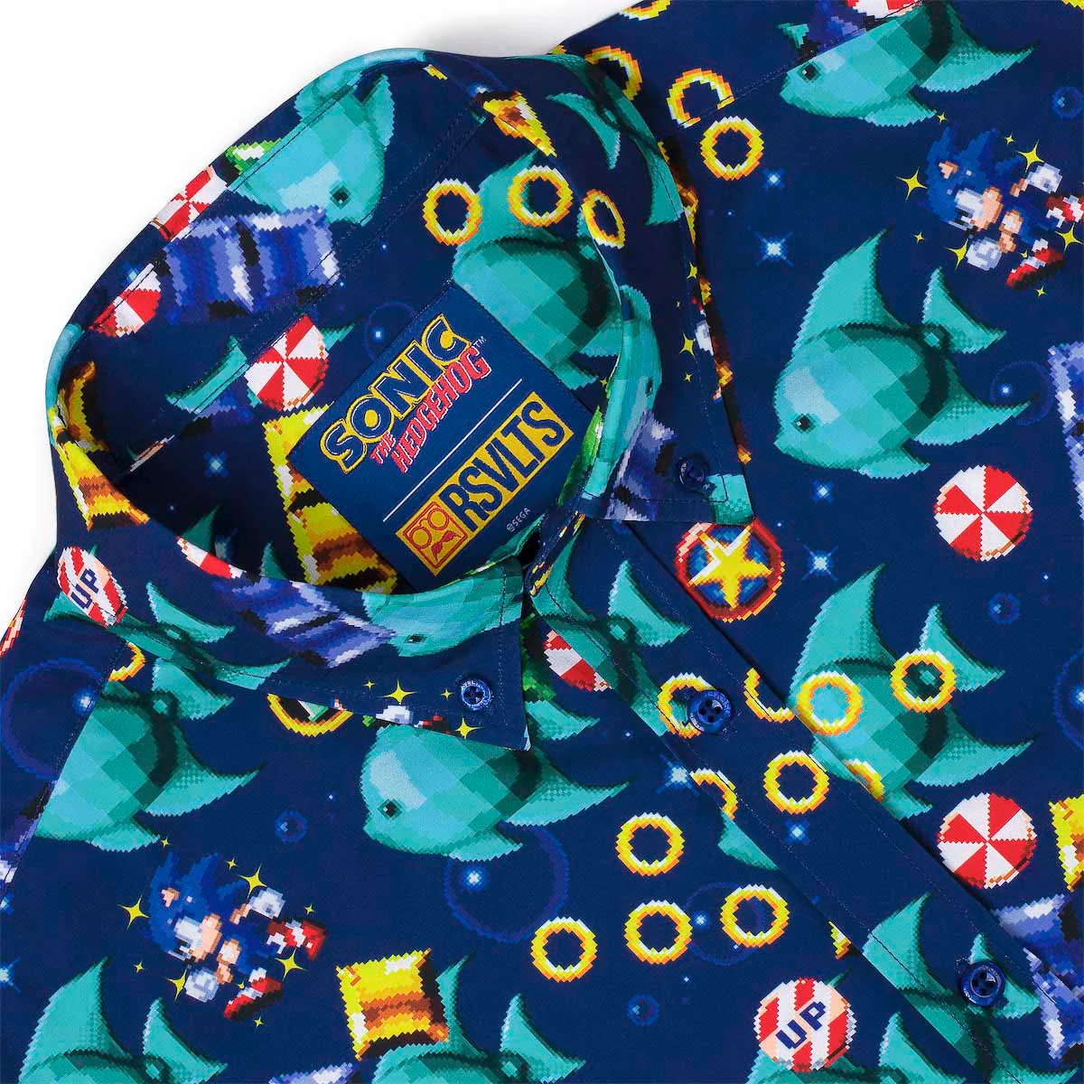 Sonic the Hedgehog "Spinning Maze Mayhem" – KUNUFLEX Short Sleeve Shirt - Image 6