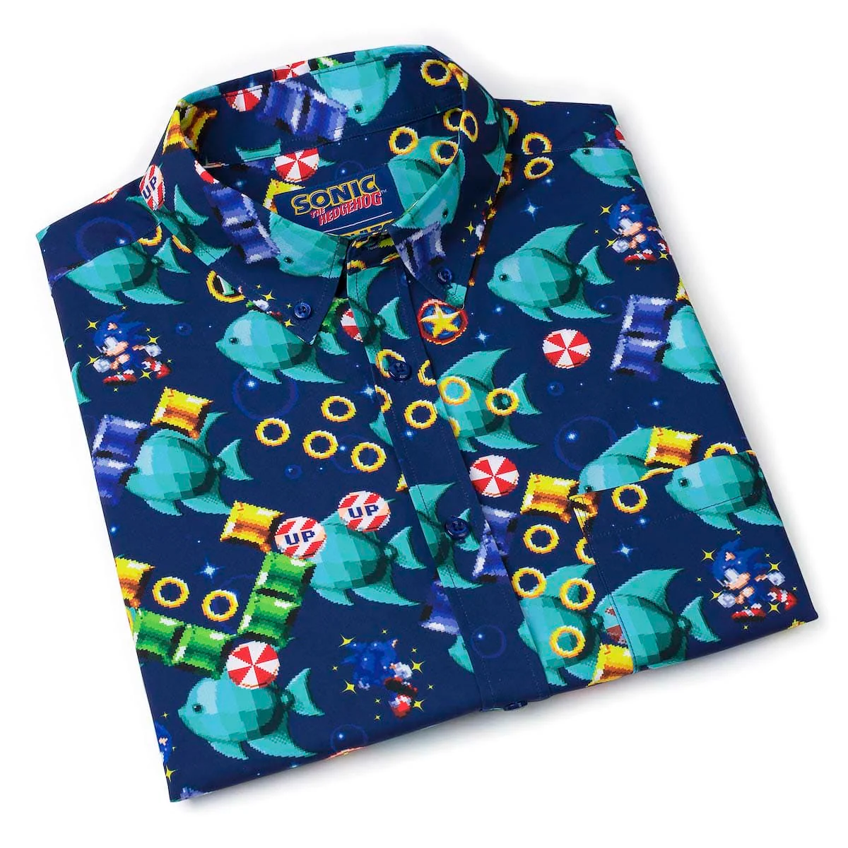 Sonic the Hedgehog "Spinning Maze Mayhem" – KUNUFLEX Short Sleeve Shirt - Image 8