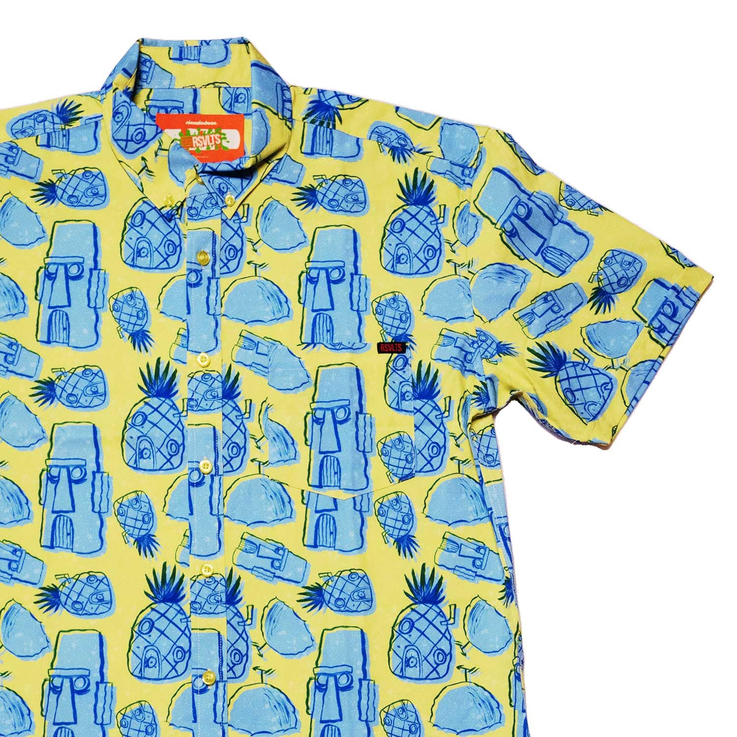 Spongebob Square Pants "Neighborhood" – KUNUFLEX Short Sleeve Shirt