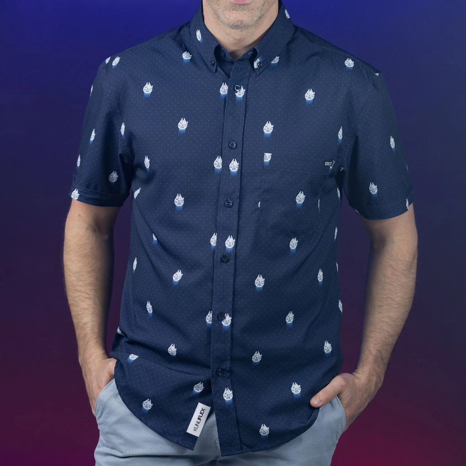 Star Wars™ "12 Parsecs" – KUNUFLEX Short Sleeve Shirt - Image 6
