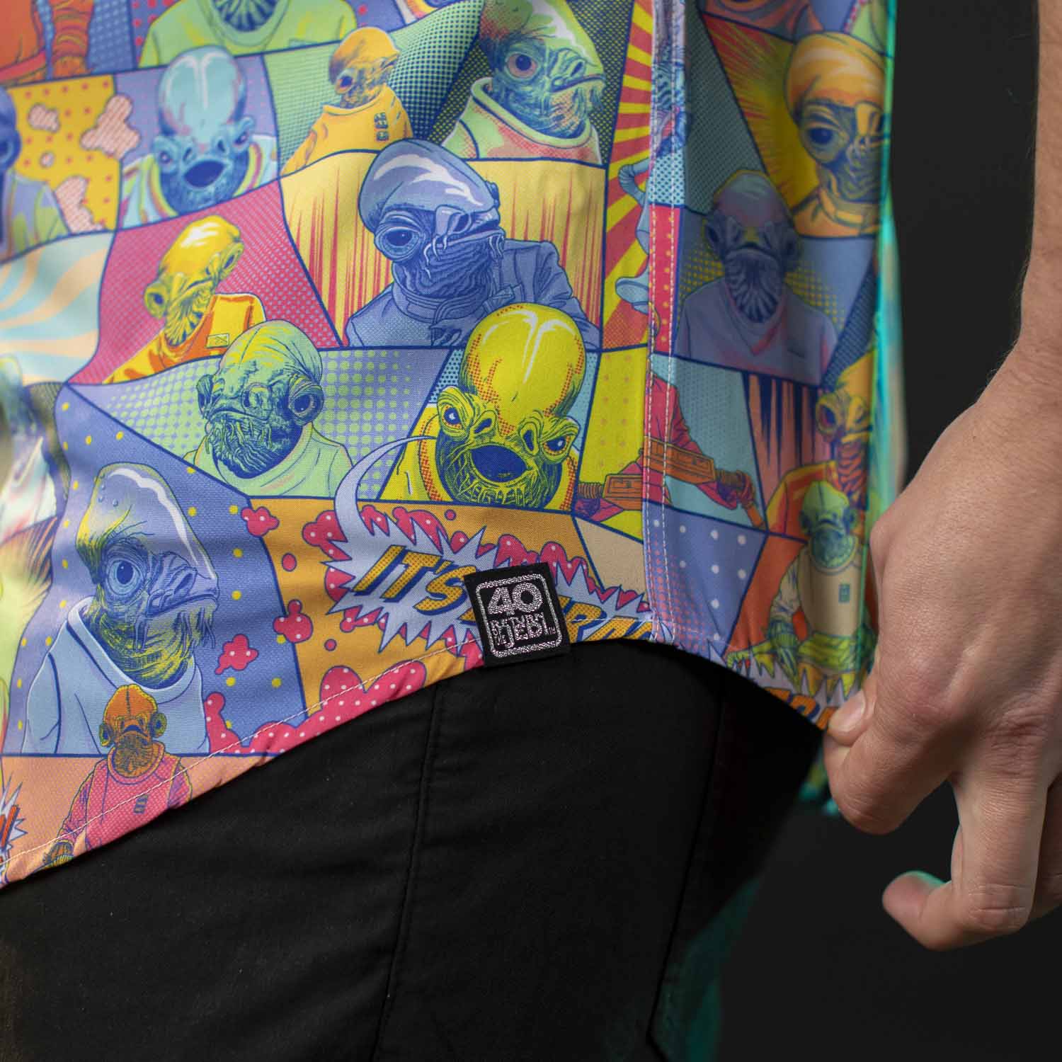 Star Wars™ "IT'S A TRAP!" – KUNUFLEX Short Sleeve Shirt - Image 5