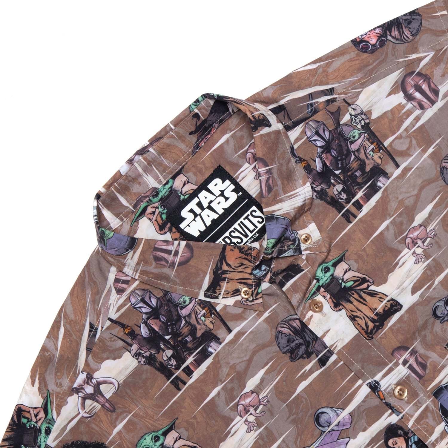 Star Wars™ Mandalorian™ "Mando Montage" – KUNUFLEX Short Sleeve Shirt - Image 5
