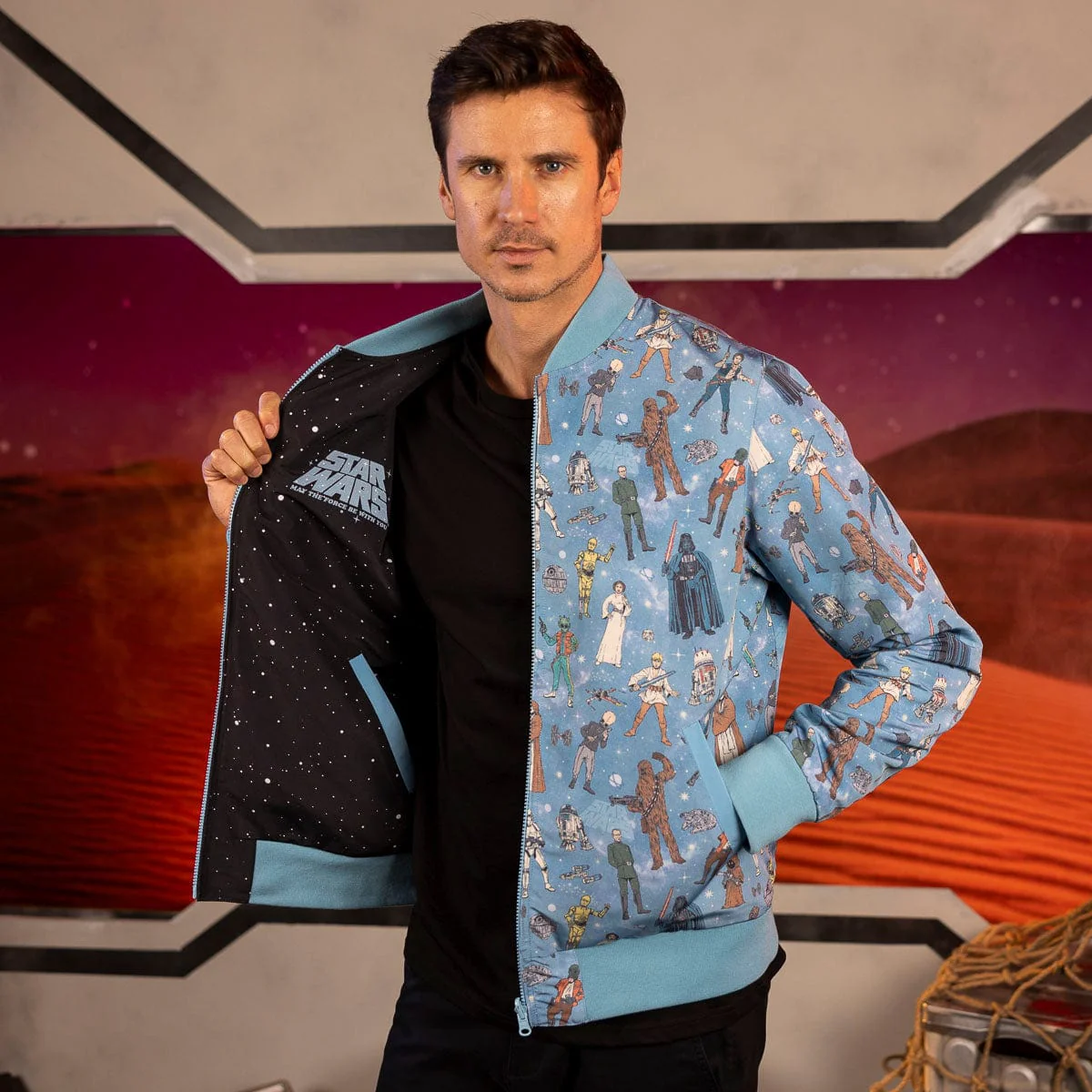 Star Wars™ "Retro ‘77" – Reversible Bomber Jacket - Image 3