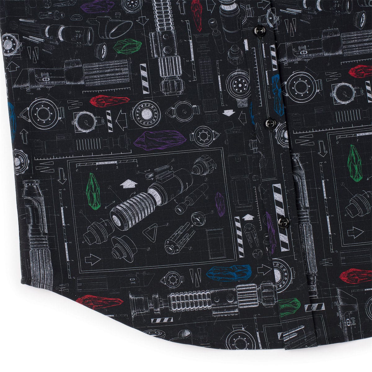 Star Wars™ "Saber Schematics" – KUNUFLEX Short Sleeve Shirt - Image 7