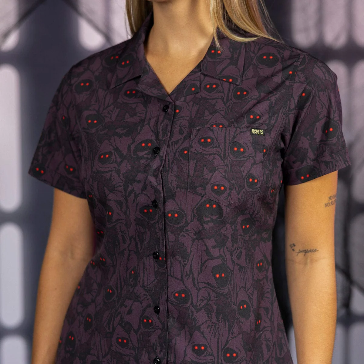 Star Wars™ "Offworld Watchers" – Women's KUNUFLEX Short Sleeve Shirt - Image 3