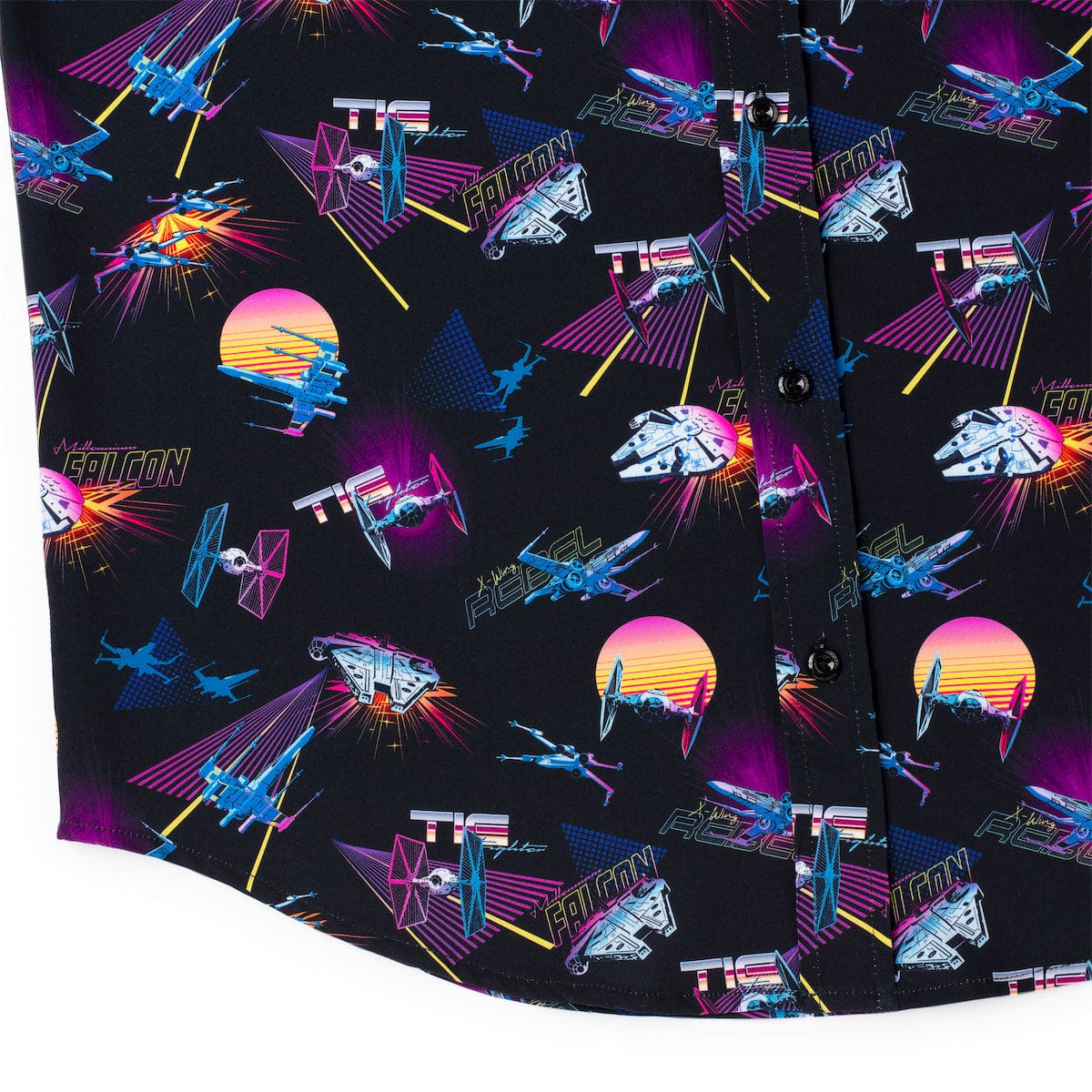 Star Wars™ "Synthwave Dogfight" – KUNUFLEX Short Sleeve Shirt - Image 7