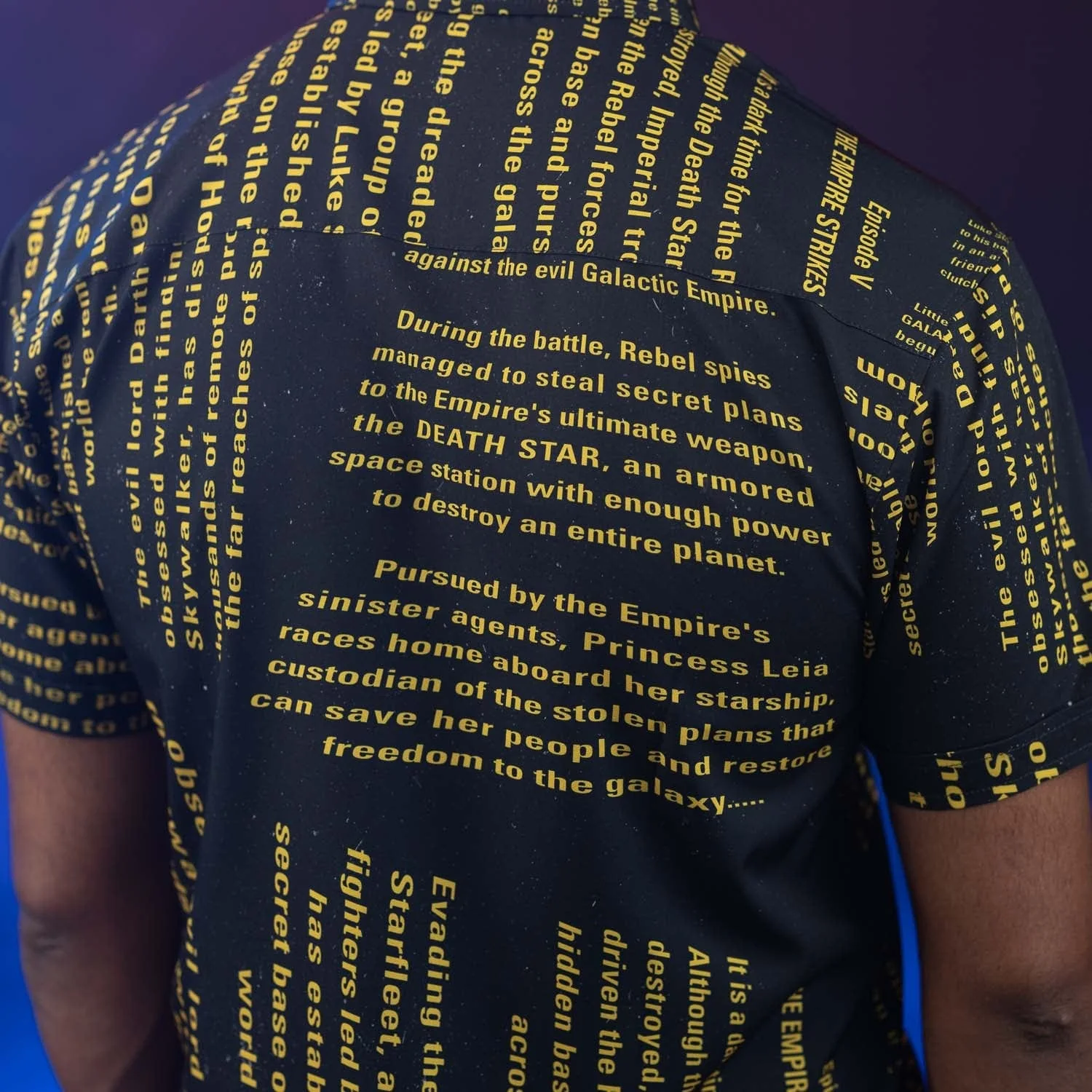 Star Wars™ "The Crawl" – KUNUFLEX Short Sleeve Shirt - Image 5