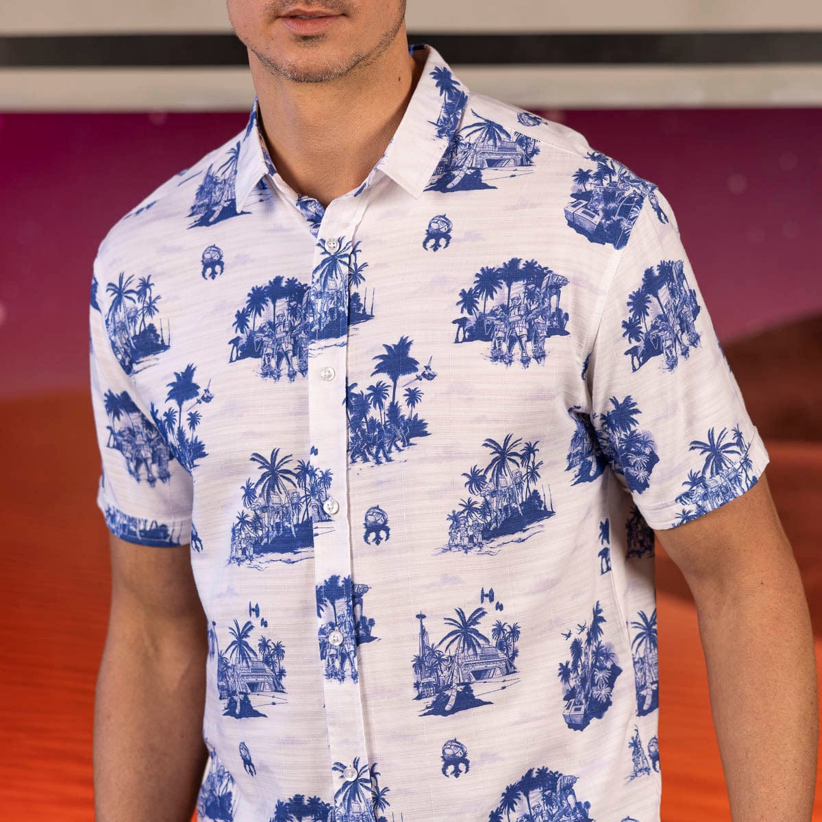 Star Wars™ "Tide of the Battle" – Bamboo Short Sleeve Shirt - Image 4