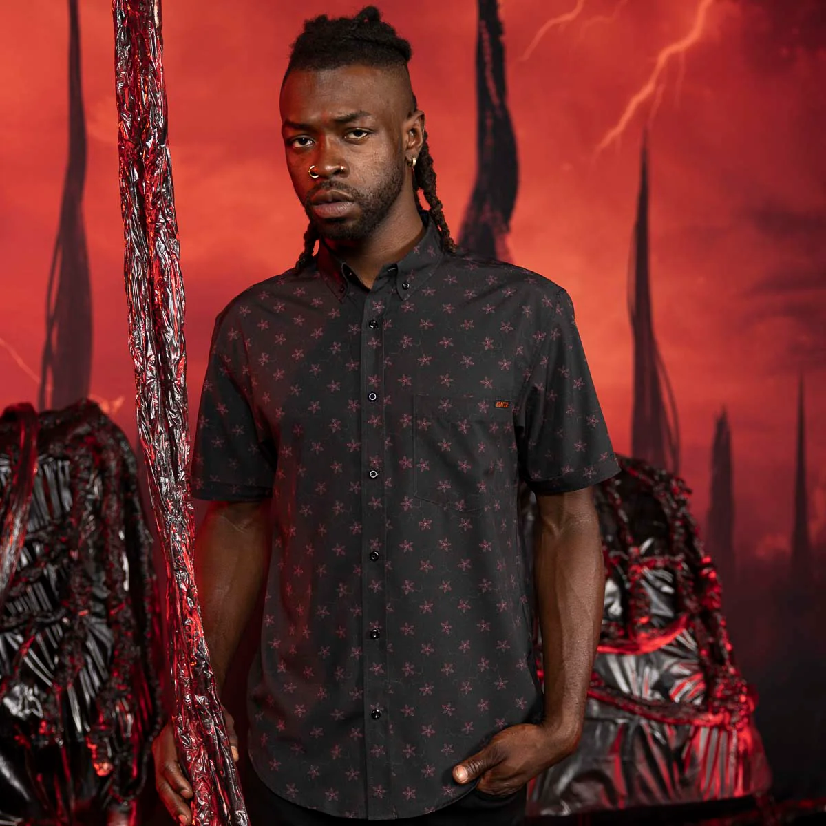Stranger Things "Demogarden" – KUNUFLEX Short Sleeve Shirt - Image 2