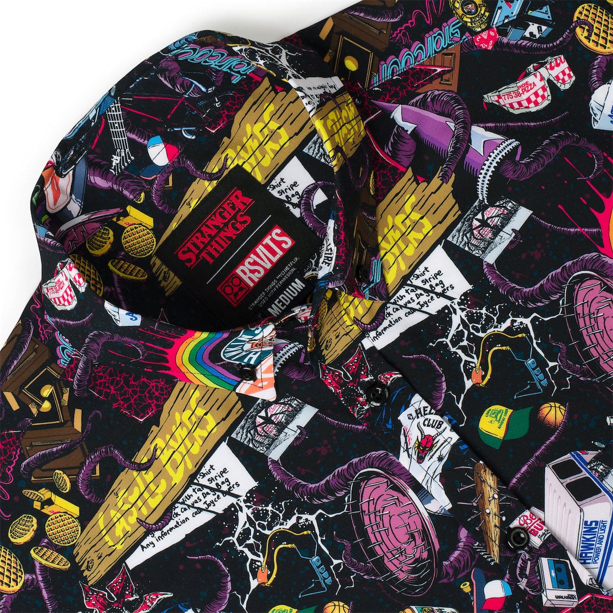 Stranger Things "Dimensions Collide" – KUNUFLEX Short Sleeve Shirt - Image 6