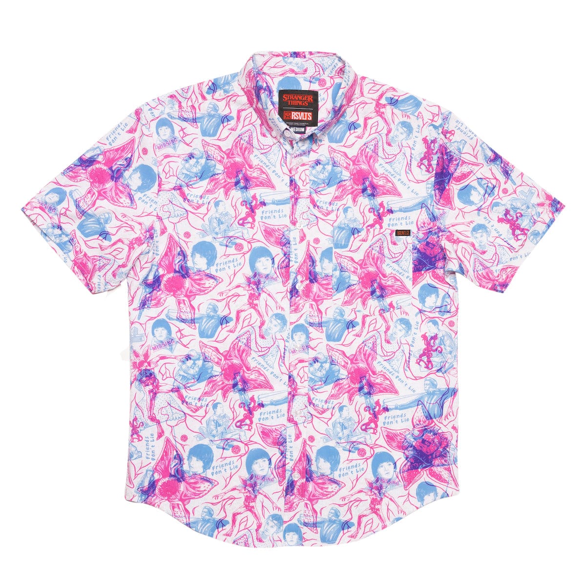 Stranger Things "Friends Don't Lie" – KUNUFLEX Short Sleeve Shirt - Image 5
