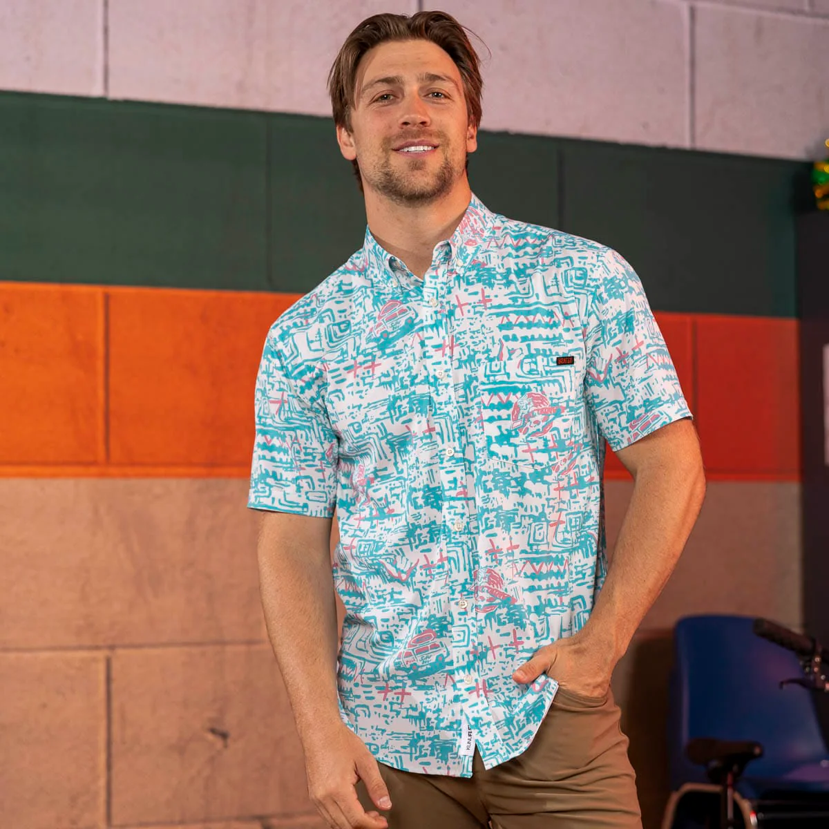 Stranger Things "Surfer Boy Pizza" – KUNUFLEX Short Sleeve Shirt - Image 2