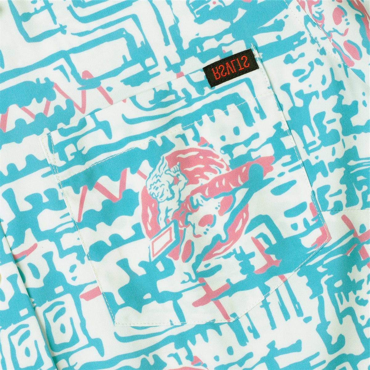 Stranger Things "Surfer Boy Pizza" – Women's KUNUFLEX Short Sleeve Shirt - Image 4