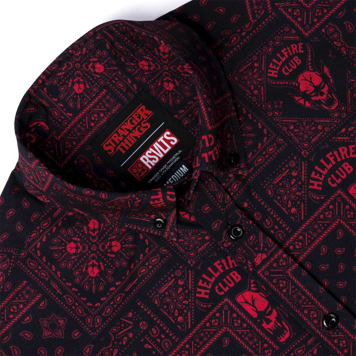 Stranger Things "Welcome to Hellfire" – KUNUFLEX Short Sleeve Shirt - Image 7