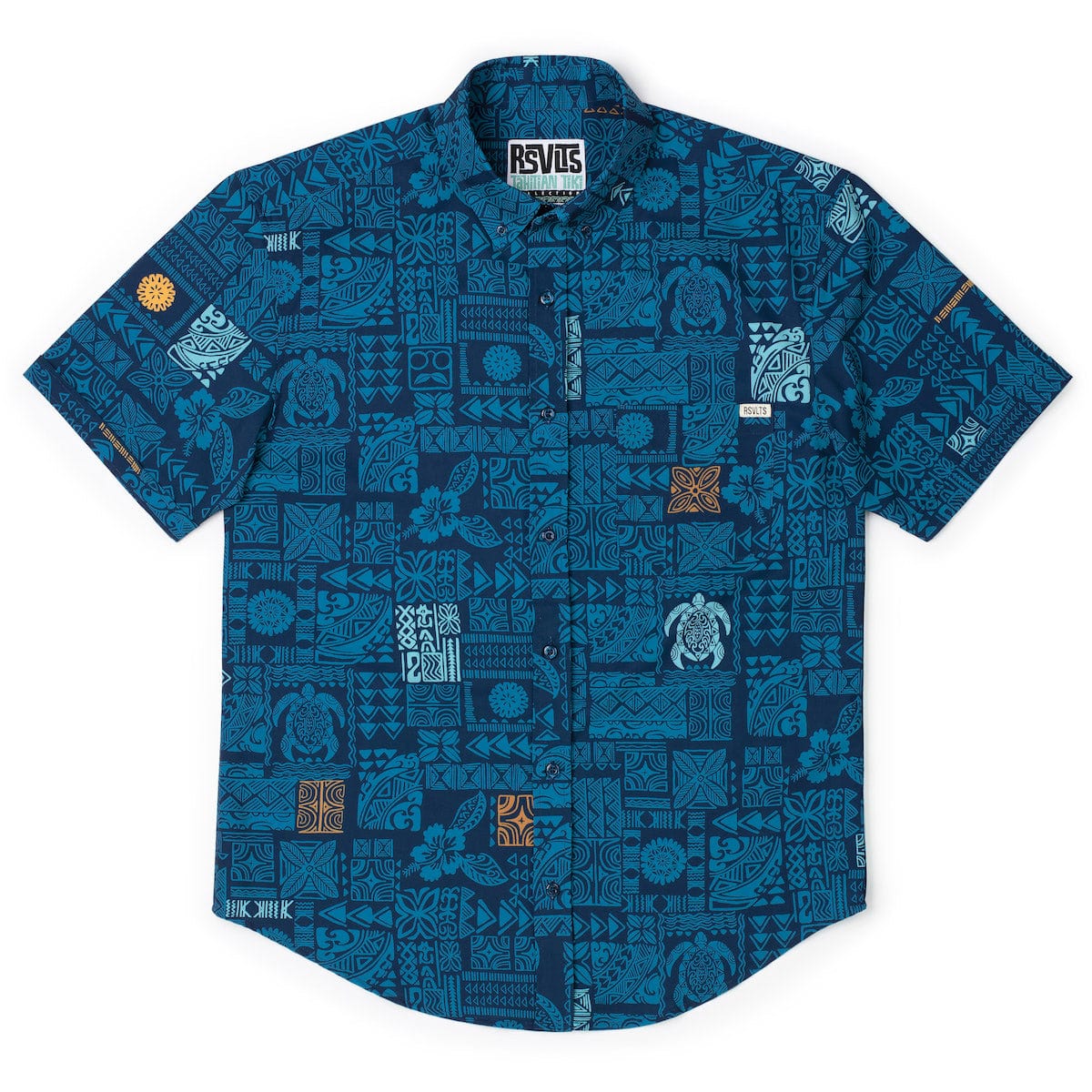 Tahitian Tapestry – KUNUFLEX Short Sleeve Shirt - Image 6