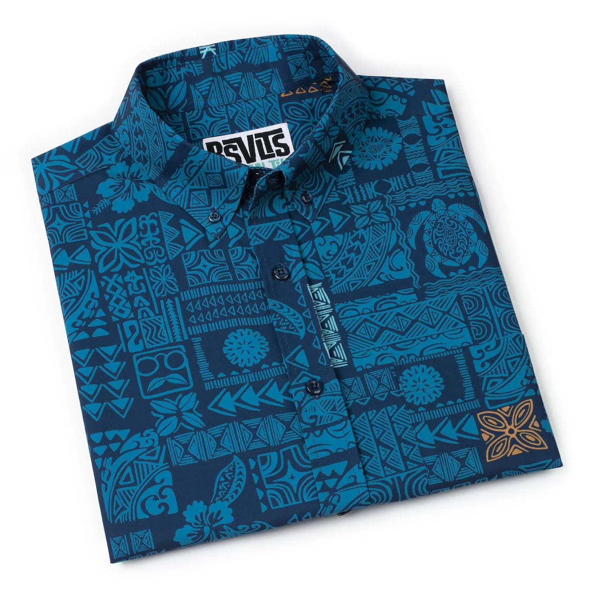 Tahitian Tapestry – KUNUFLEX Short Sleeve Shirt - Image 9