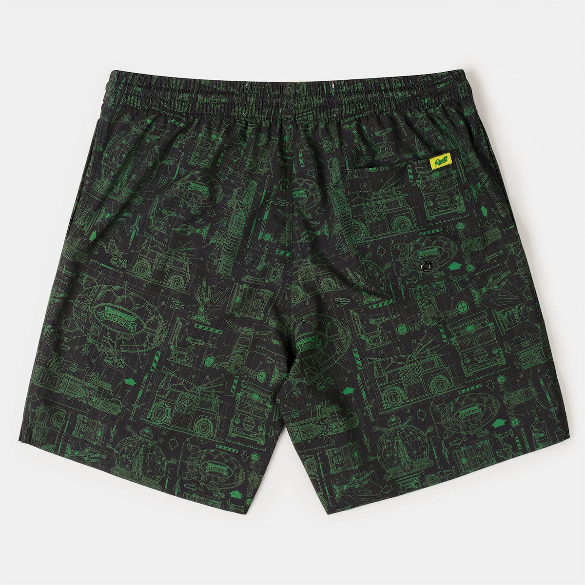 Teenage Mutant Ninja Turtles "Greenprints" – Hybrid Shorts - Image 4