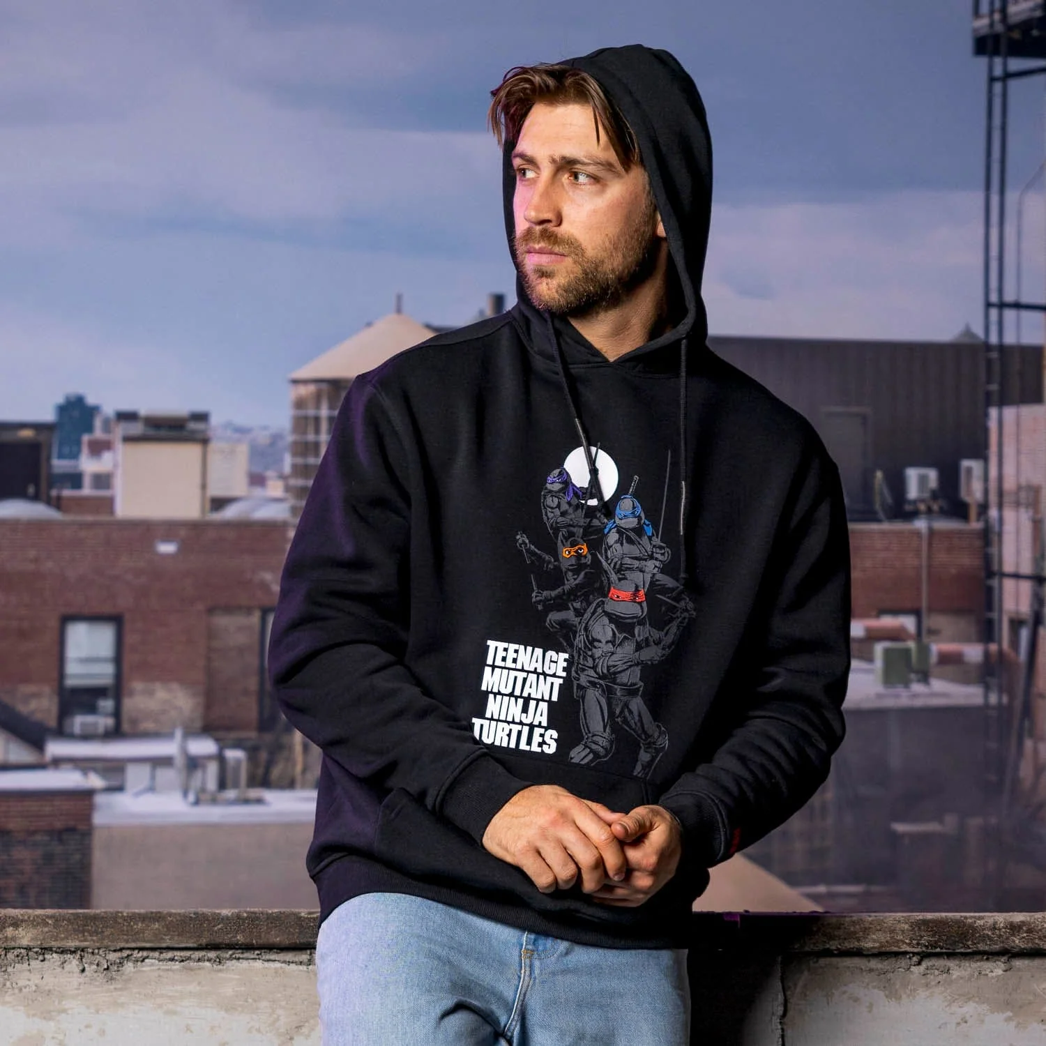 Teenage Mutant Ninja Turtles "Strike Hard and Fade Away" – Classic Hoodie - Image 2