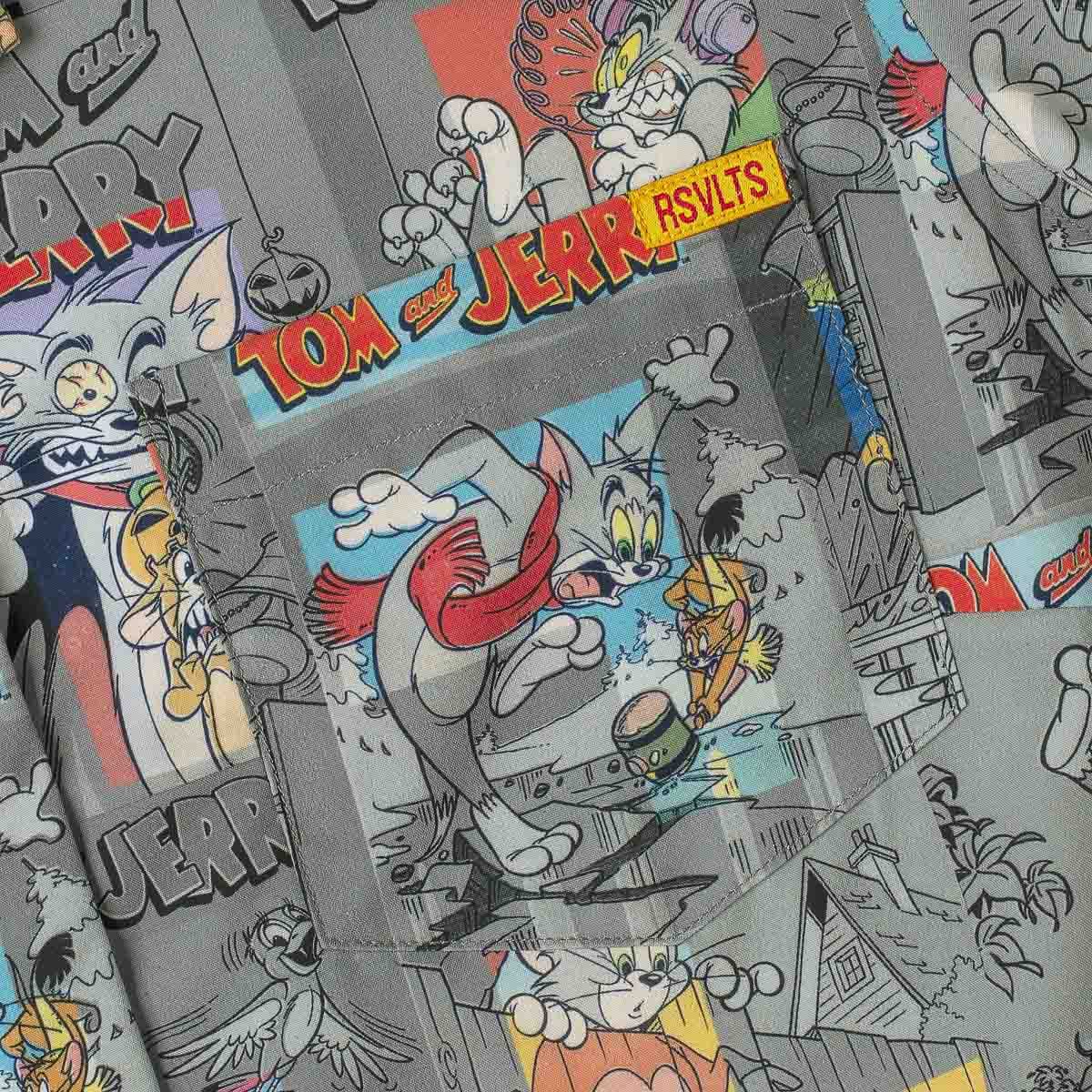 Tom and Jerry "Comic Chaos" – Women's KUNUFLEX Short Sleeve Shirt - Image 2