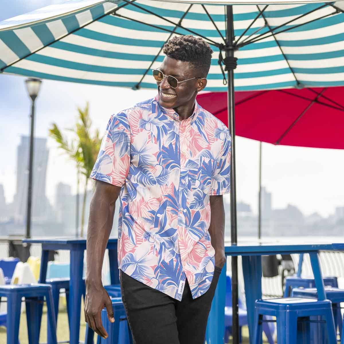 Tropical Shade – KUNUFLEX Short Sleeve Shirt - Image 3