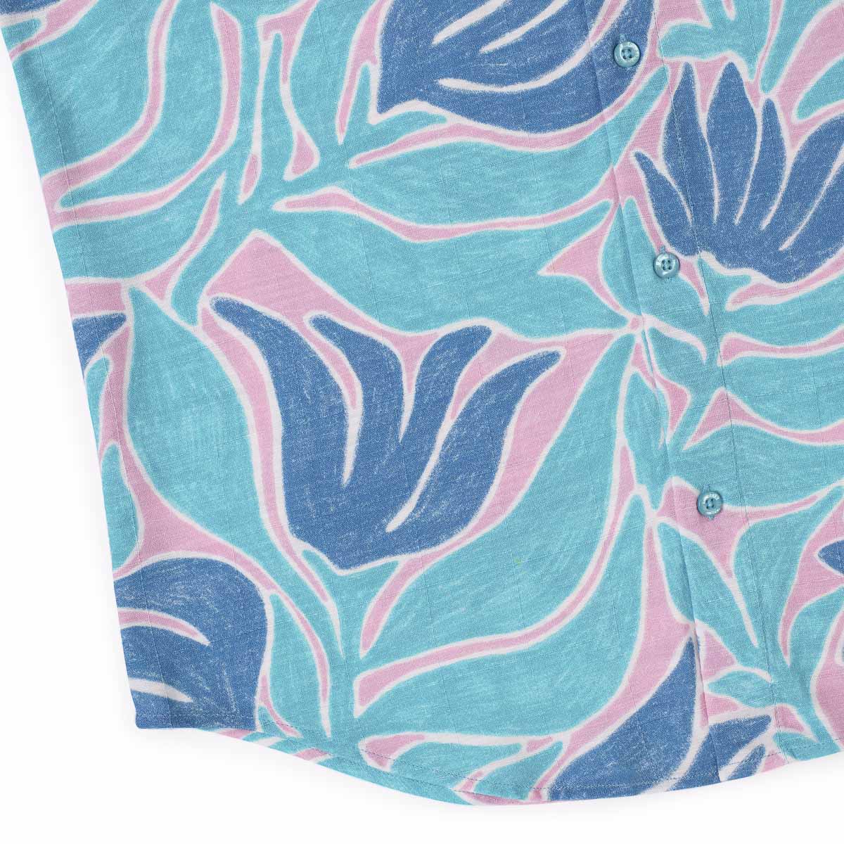 Turq Tropic – Bamboo Short Sleeve Shirt - Image 7
