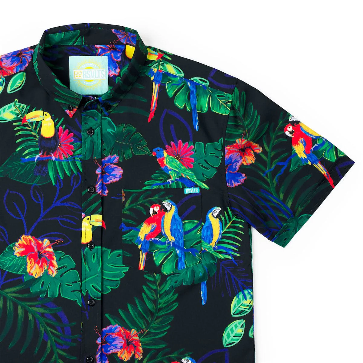Two Tickets To Parrotise – KUNUFLEX Short Sleeve Shirt - Image 2