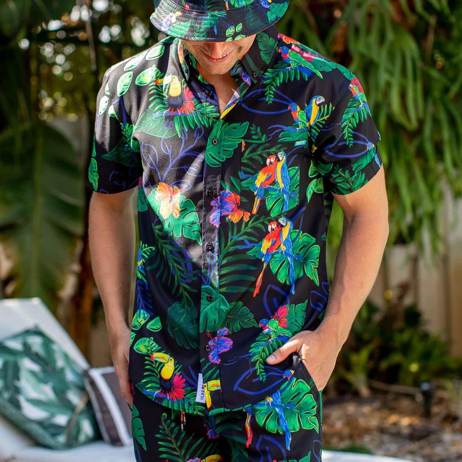 Two Tickets To Parrotise – KUNUFLEX Short Sleeve Shirt - Image 5