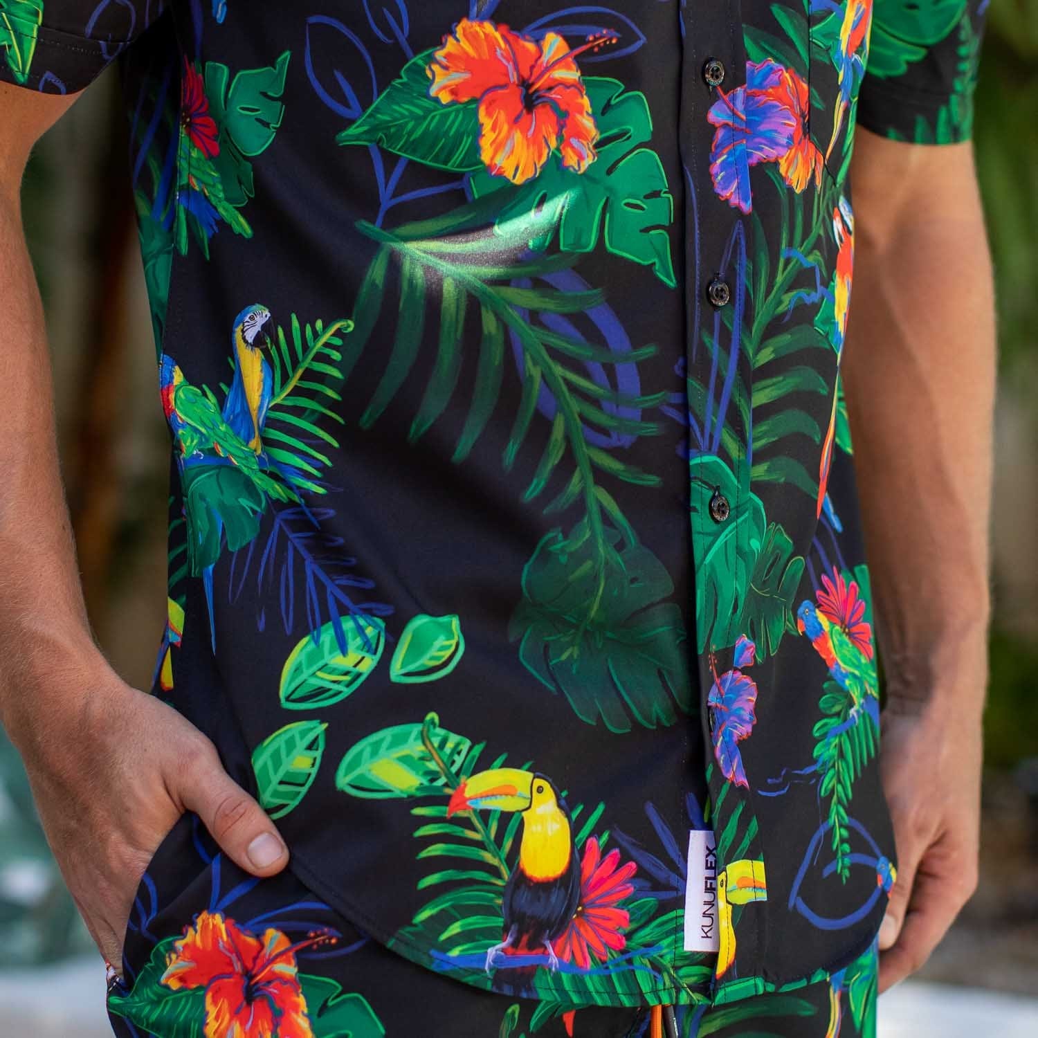 Two Tickets To Parrotise – KUNUFLEX Short Sleeve Shirt - Image 8