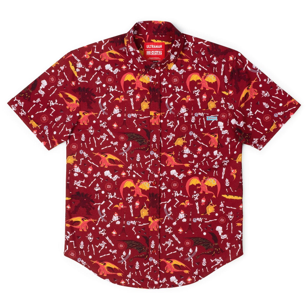 Ultraman "Red Rising" – KUNUFLEX Short Sleeve Shirt - Image 3