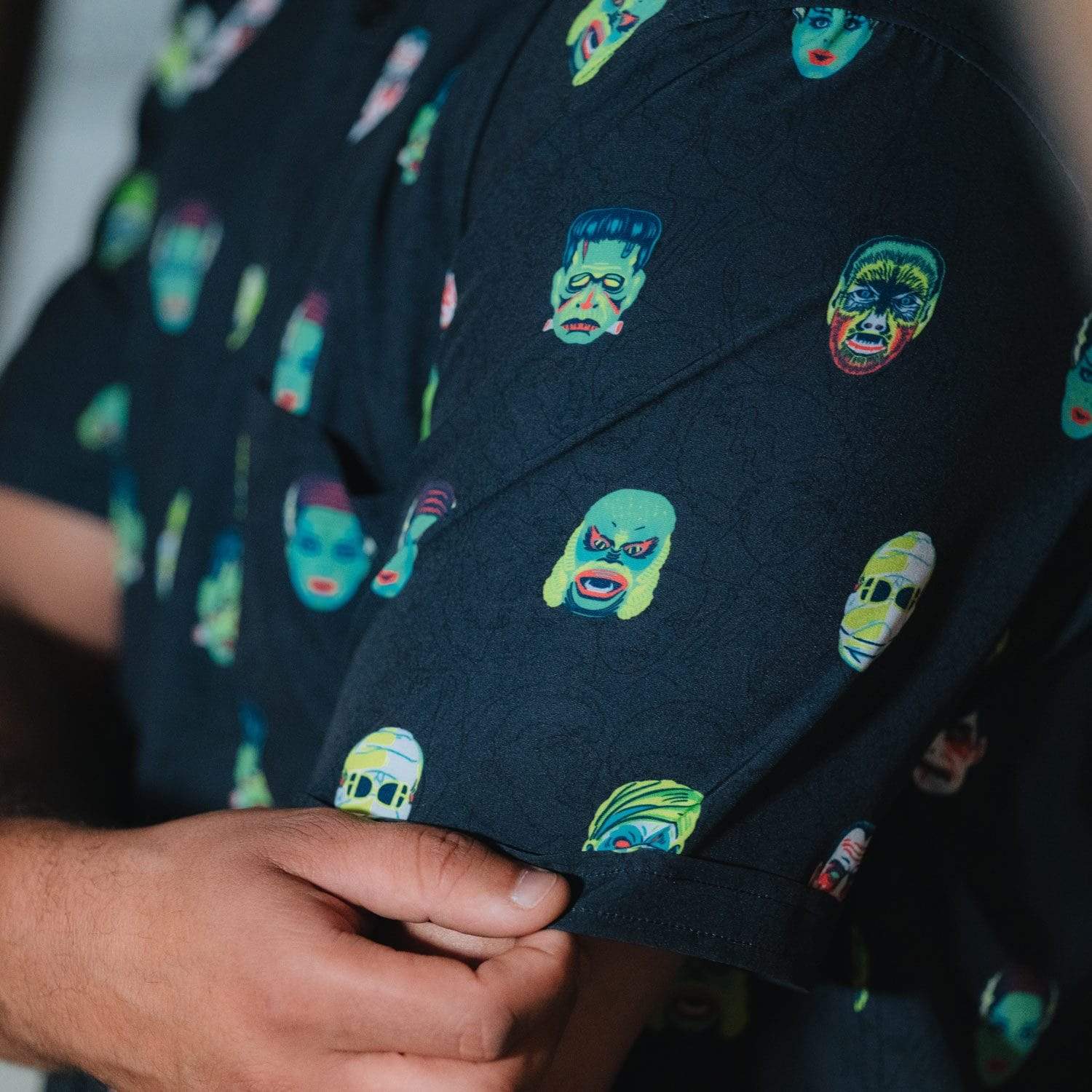 Universal Monsters "Fright Club" – KUNUFLEX Short Sleeve Shirt - Image 5
