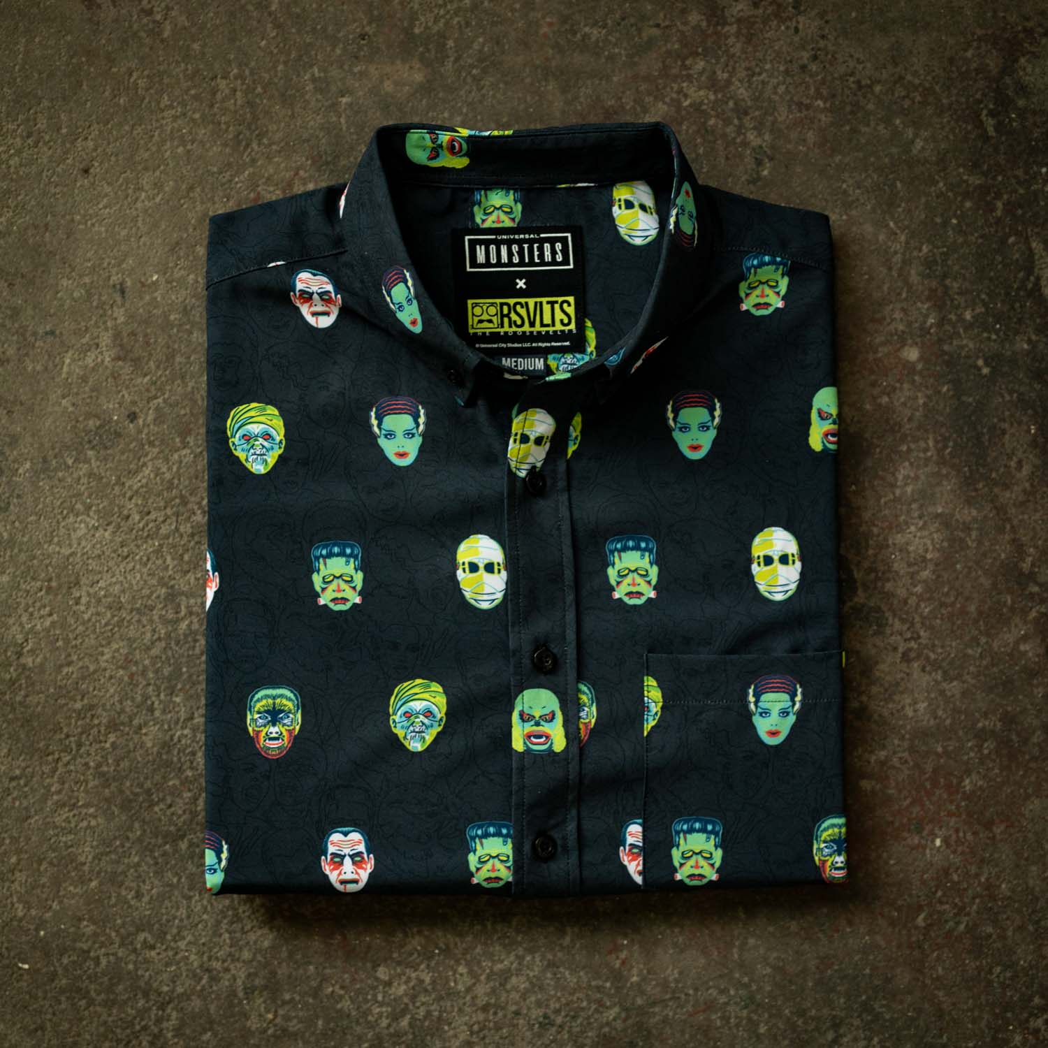 Universal Monsters "Fright Club" – KUNUFLEX Short Sleeve Shirt - Image 8