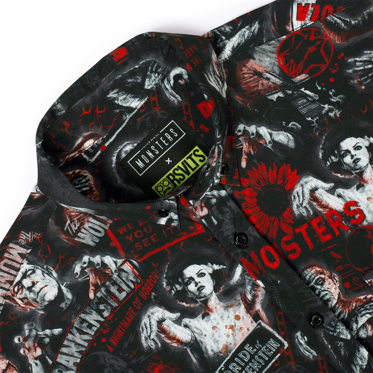 Universal Monsters "Now Slaying" – KUNUFLEX Short Sleeve Shirt - Image 7