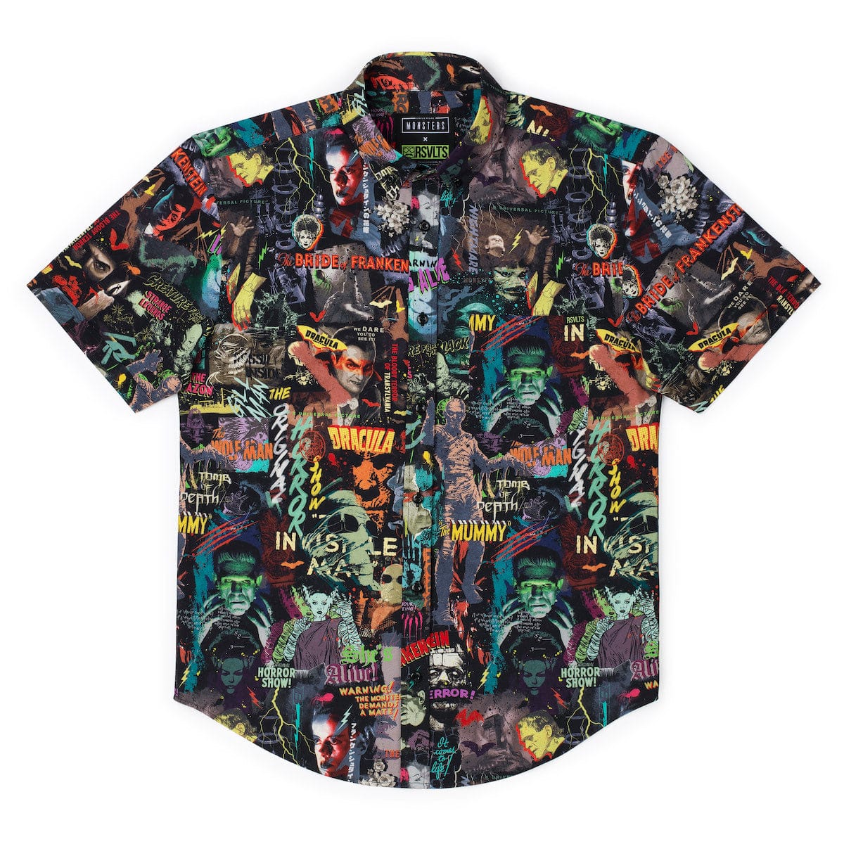 Universal Monsters "Street Art Scare-athon" – KUNUFLEX Short Sleeve Shirt - Image 5