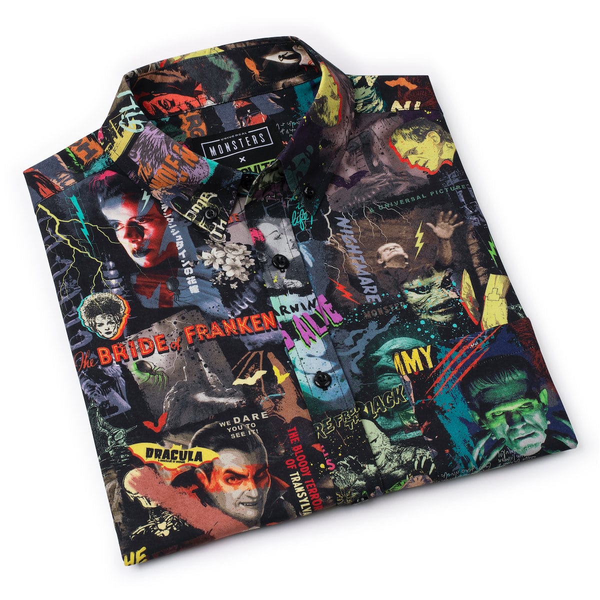 Universal Monsters "Street Art Scare-athon" – KUNUFLEX Short Sleeve Shirt - Image 8