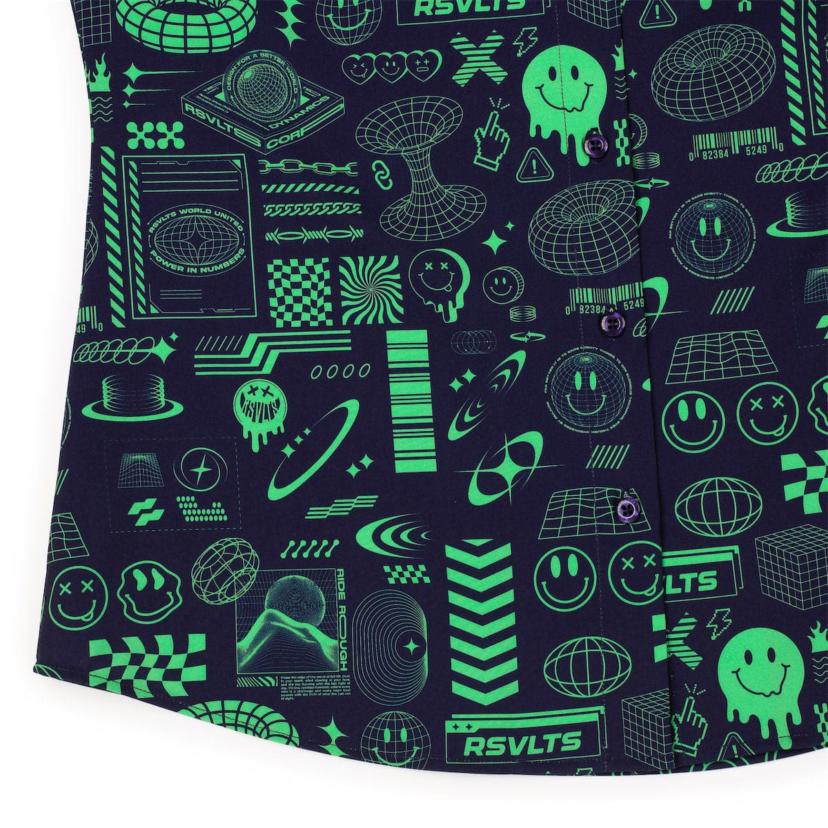 Y2K Retro "World Wide Widgets" – Women's KUNUFLEX Short Sleeve Shirt - Image 4