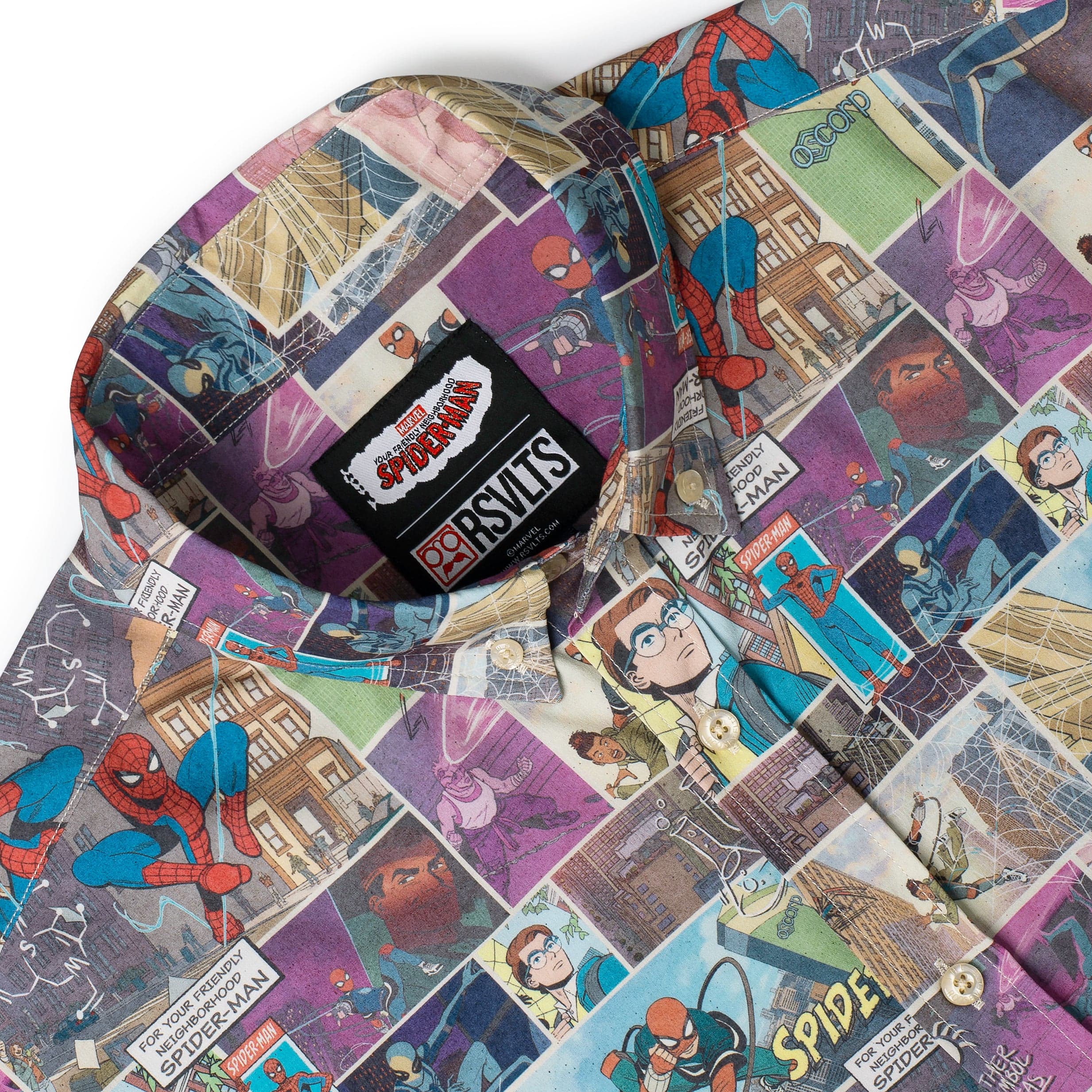 Your Friendly Neighborhood Spider-Man "In the Swing of Things" – KUNUFLEX Short Sleeve Shirt - Image 6